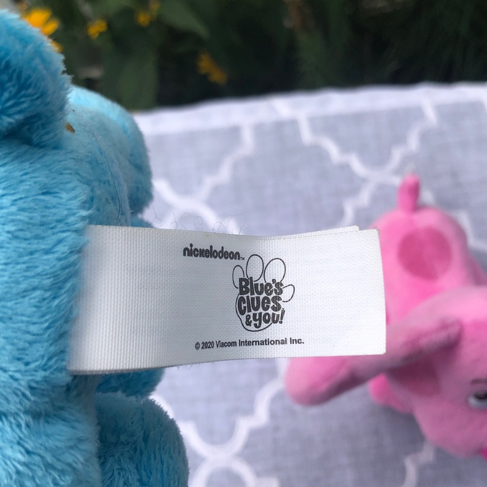 Nickelodeon BLUES CLUES stuffed plush dogs toys Blue & Magenta - Picture 7 of 9